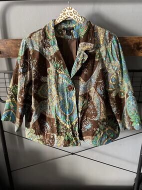 Silkland Woman Silk Plus Jacket | Size 2X